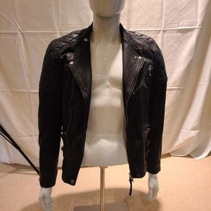 All Saints Den Biker Leather Jacket